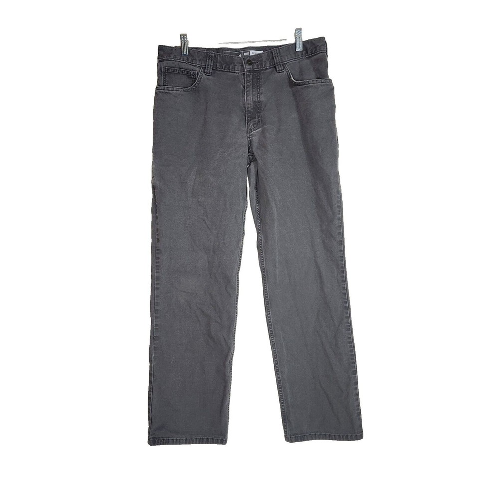 Carhartt Rugged Flex Relaxed Fit Canvas Work Pants Mens 34x32 BN2517-M Gray